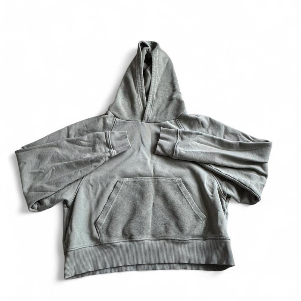 Aerie Green Cropped Hoodie‎